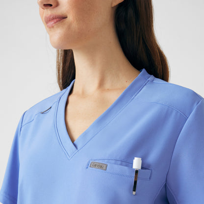 Forward 2-Pocket V-Neck Top  | Ceil