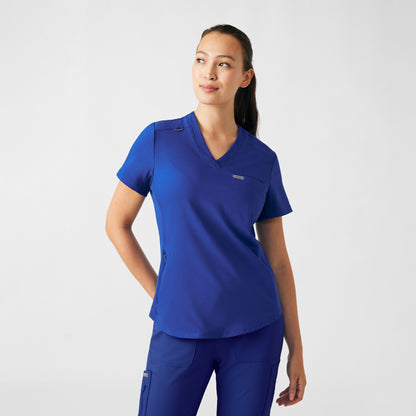 Forward 2-Pocket V-Neck Top  | Galaxy