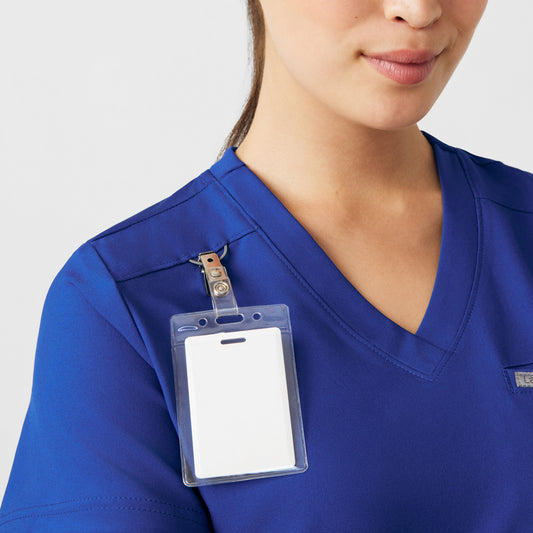 Forward 2-Pocket V-Neck Top  | Galaxy