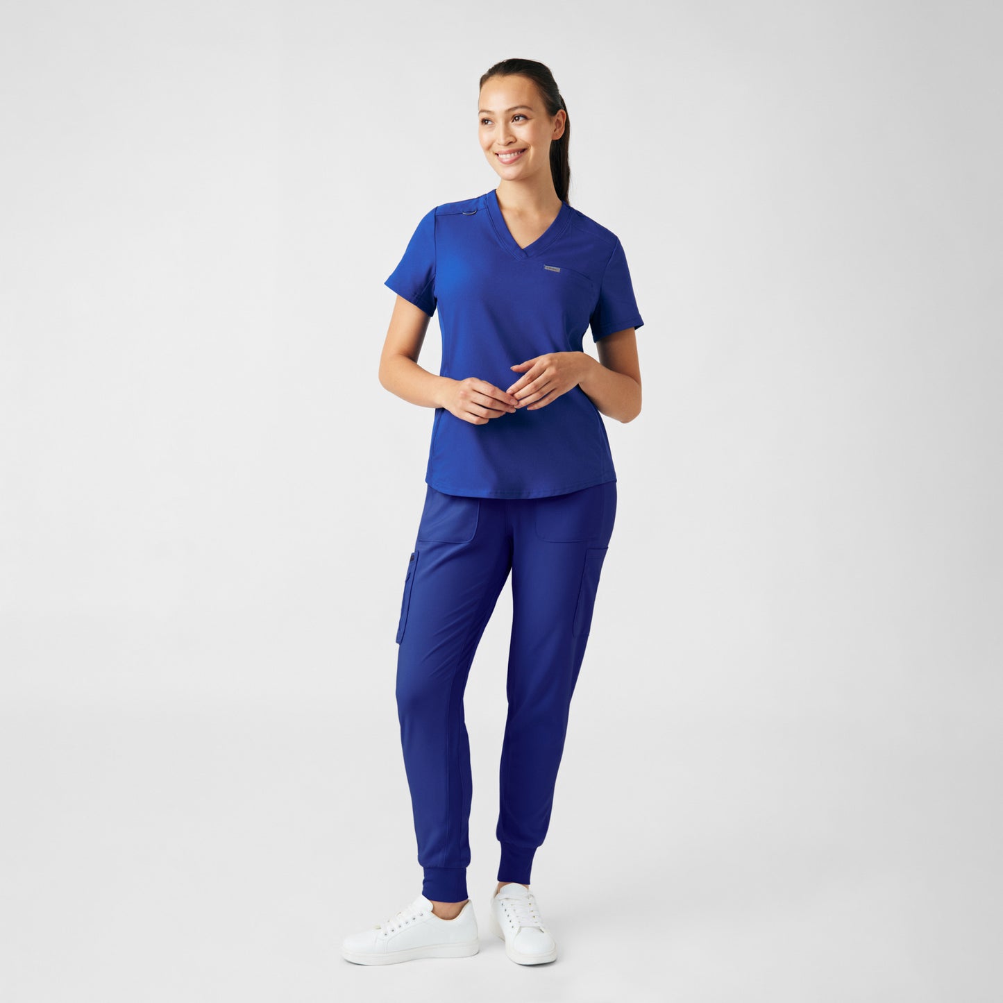 Forward 2-Pocket V-Neck Top  | Galaxy