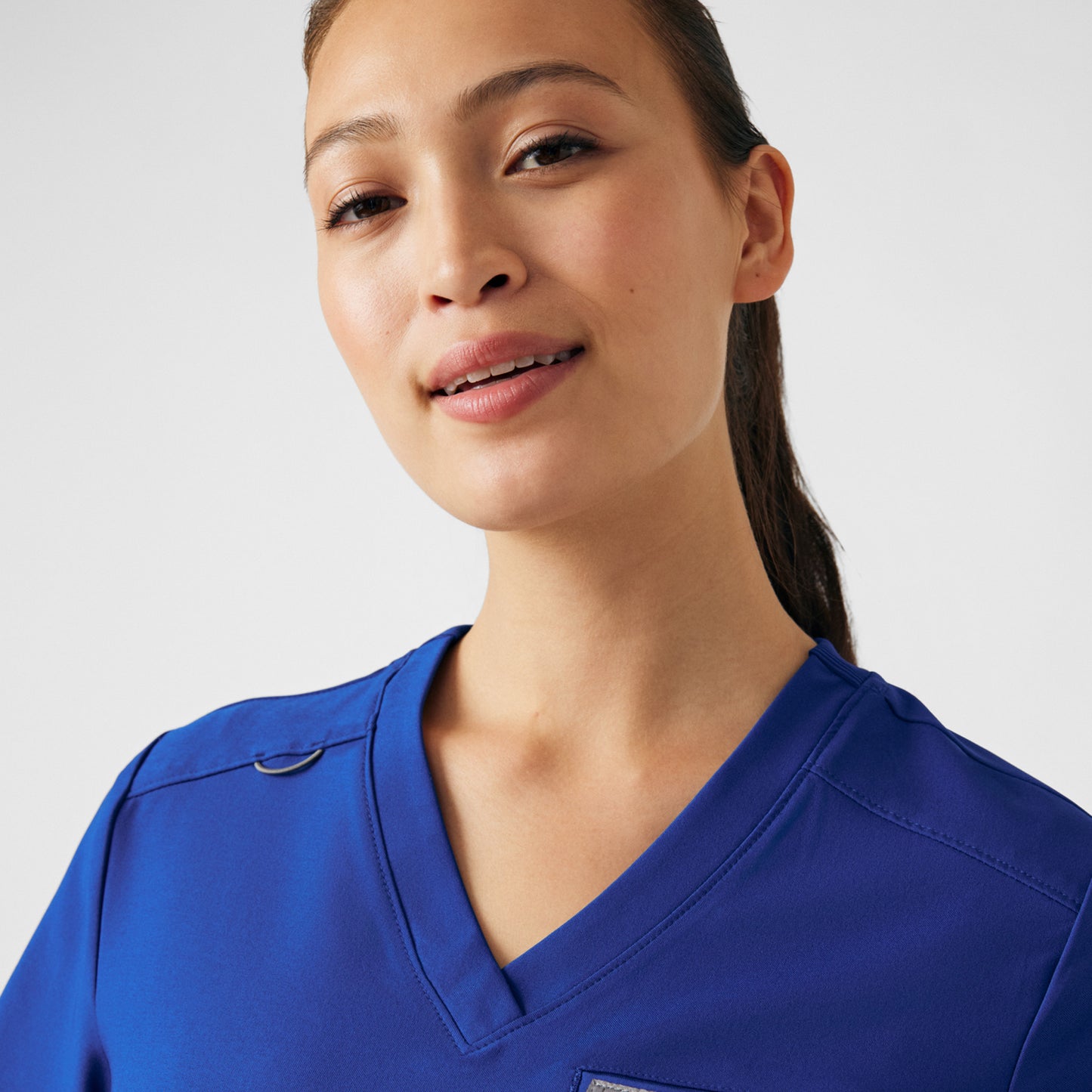 Forward 2-Pocket V-Neck Top  | Galaxy