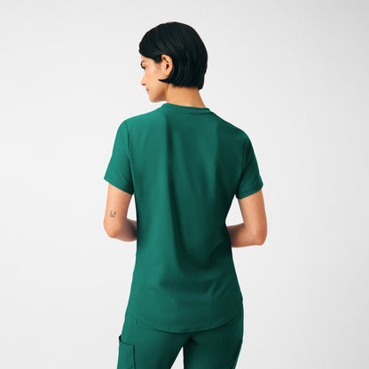 Forward 2-Pocket V-Neck Top  | Hunter