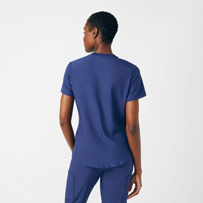Forward 2-Pocket V-Neck Top  | Navy