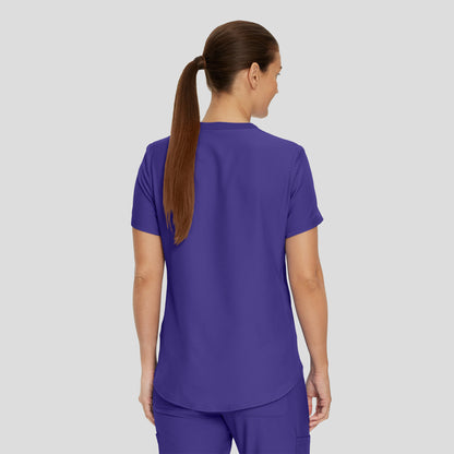 Forward 2-Pocket V-Neck Top  | Ultra Violet