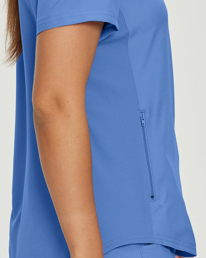 Forward 2-Pocket V-Neck Top  | Ultra Violet