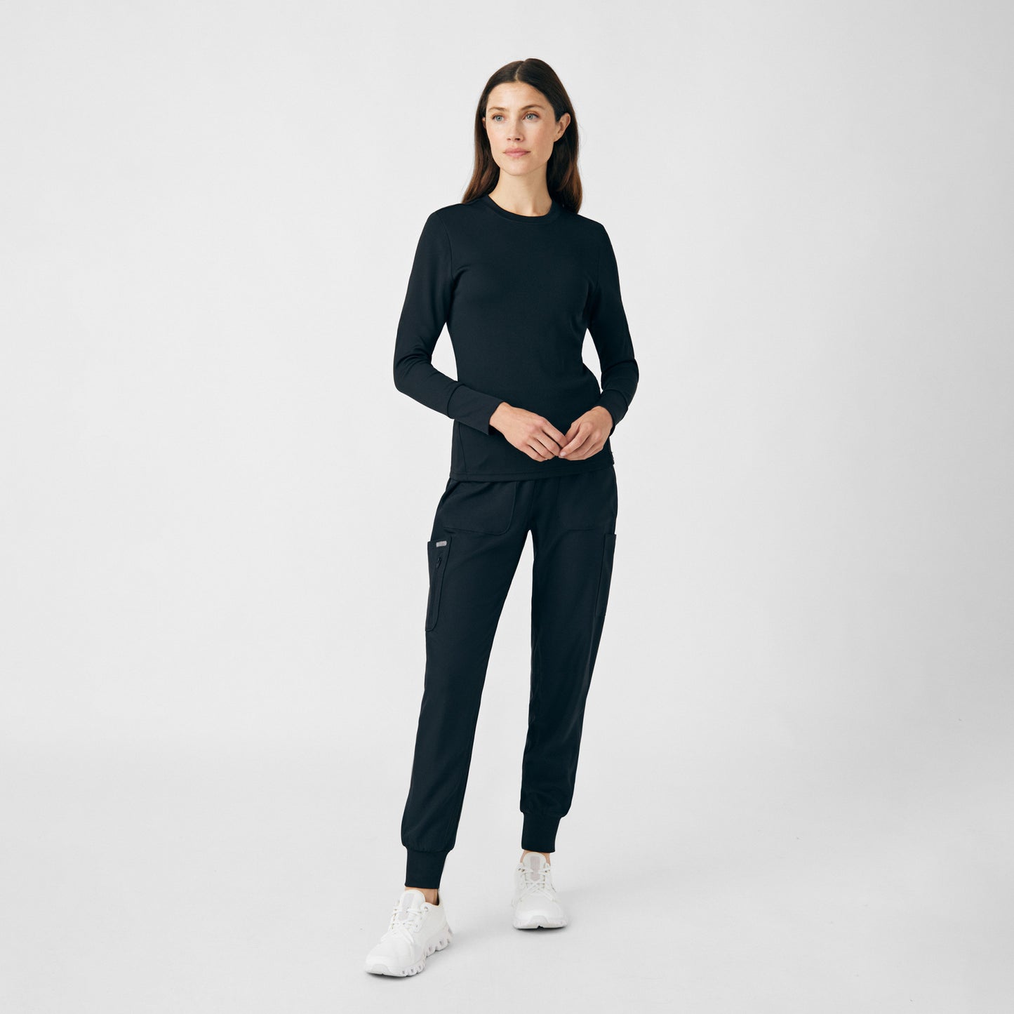 Forward 1-Pocket Long-Sleeve Tee  | Black