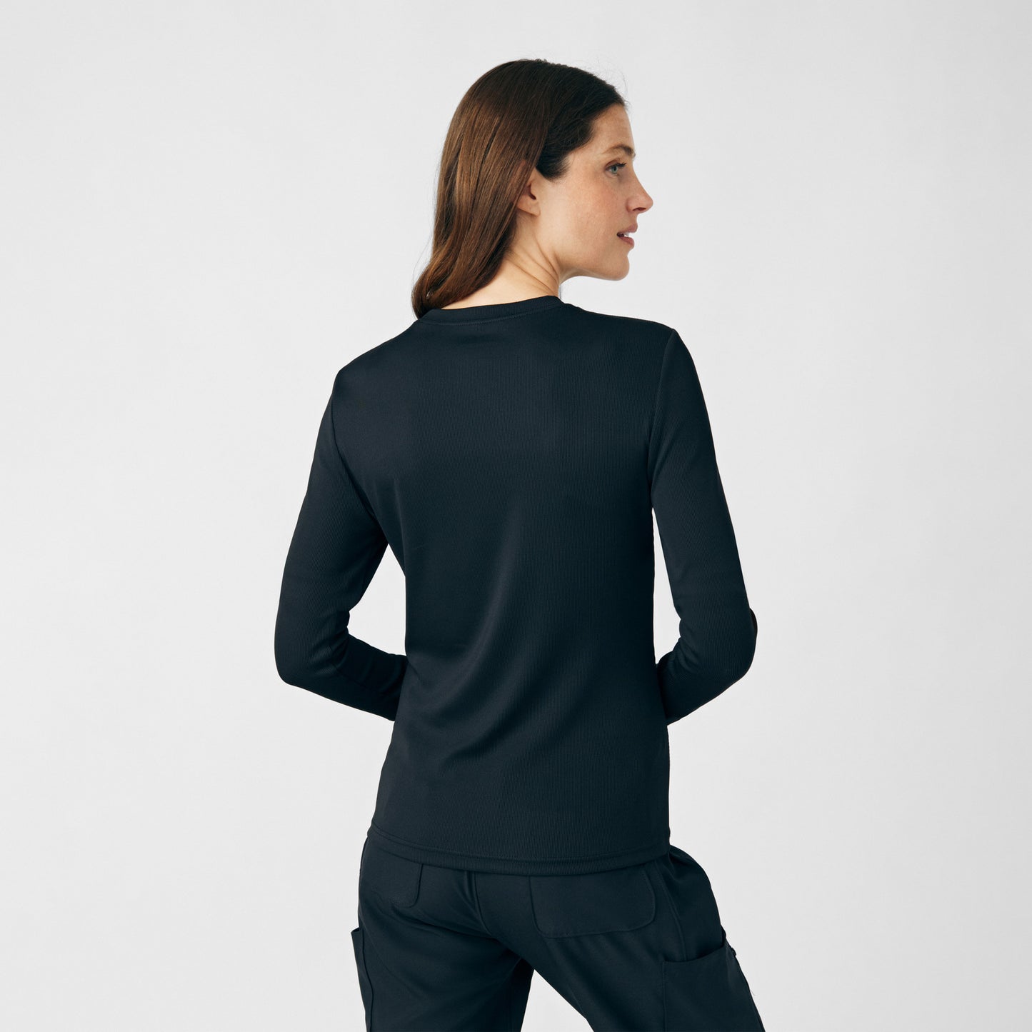 Forward 1-Pocket Long-Sleeve Tee  | Black