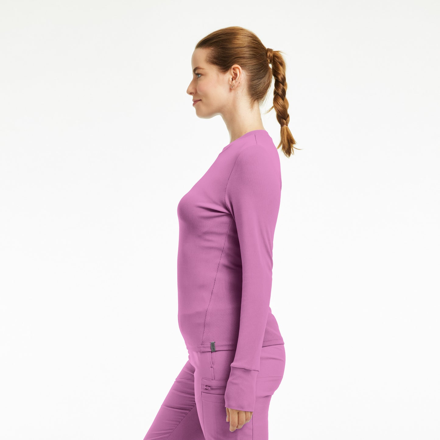 Forward 1-Pocket Long-Sleeve Tee  | Bella Rosa