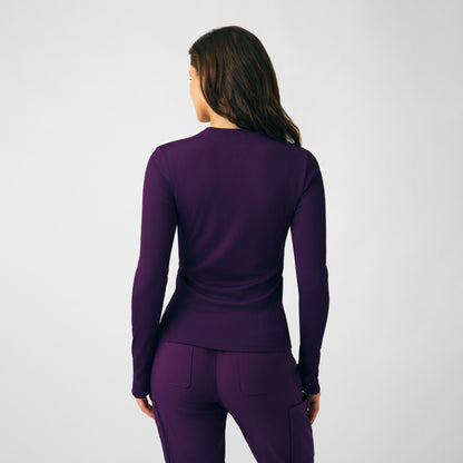 Forward 1-Pocket Long-Sleeve Tee  | Eggplant