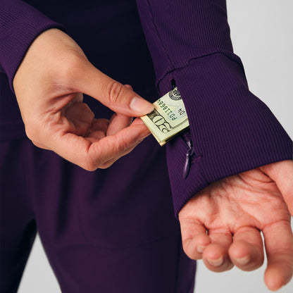 Forward 1-Pocket Long-Sleeve Tee  | Eggplant