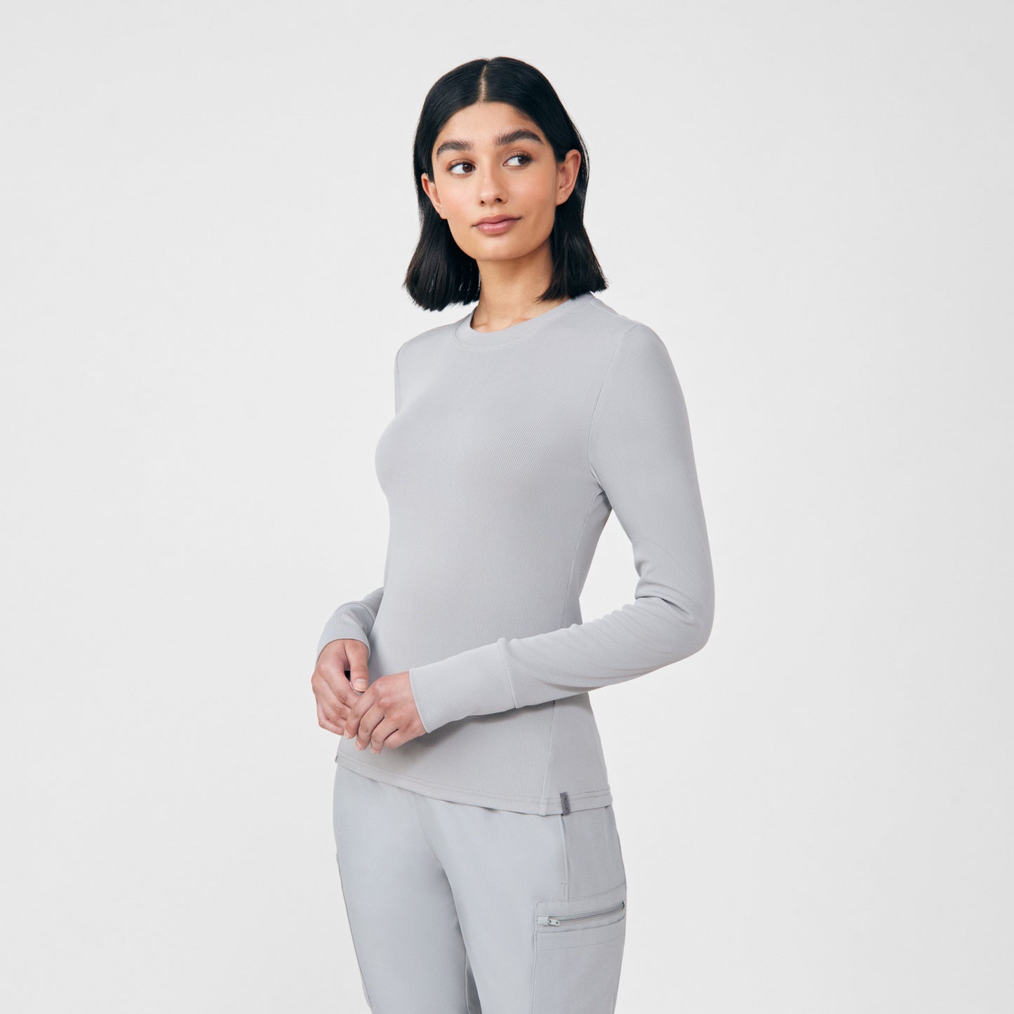 Forward 1-Pocket Long-Sleeve Tee  | Gray