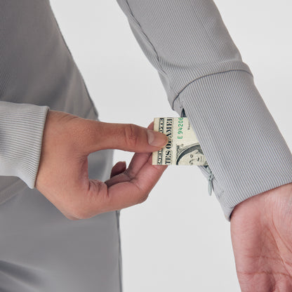 Forward 1-Pocket Long-Sleeve Tee  | Gray