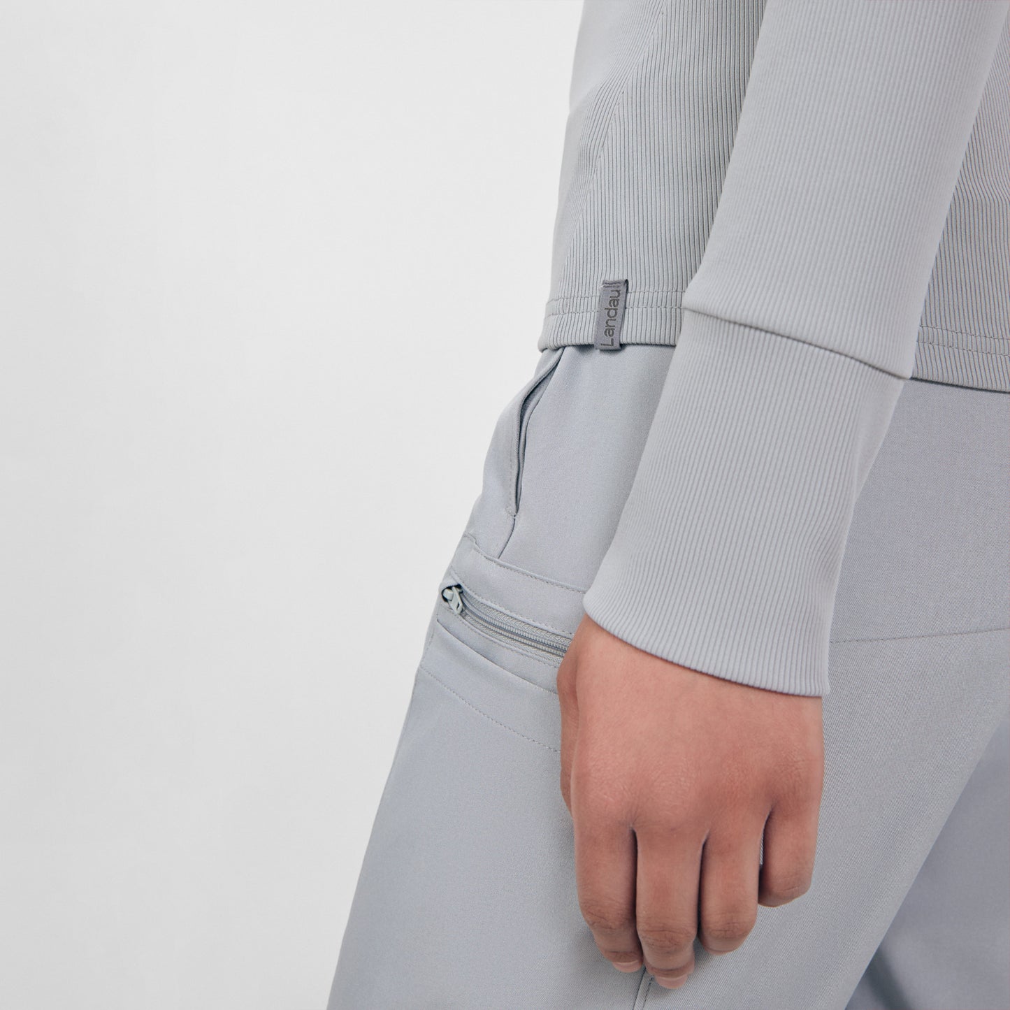 Forward 1-Pocket Long-Sleeve Tee  | Gray