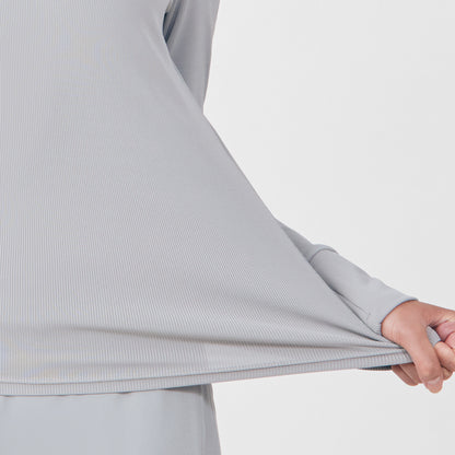 Forward 1-Pocket Long-Sleeve Tee  | Gray