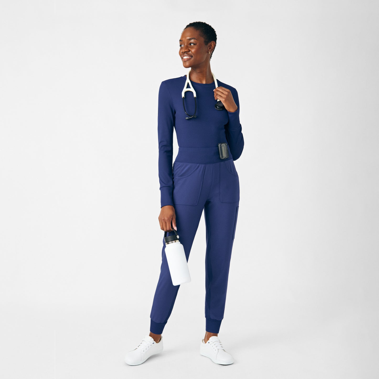 Forward 1-Pocket Long-Sleeve Tee  | Navy