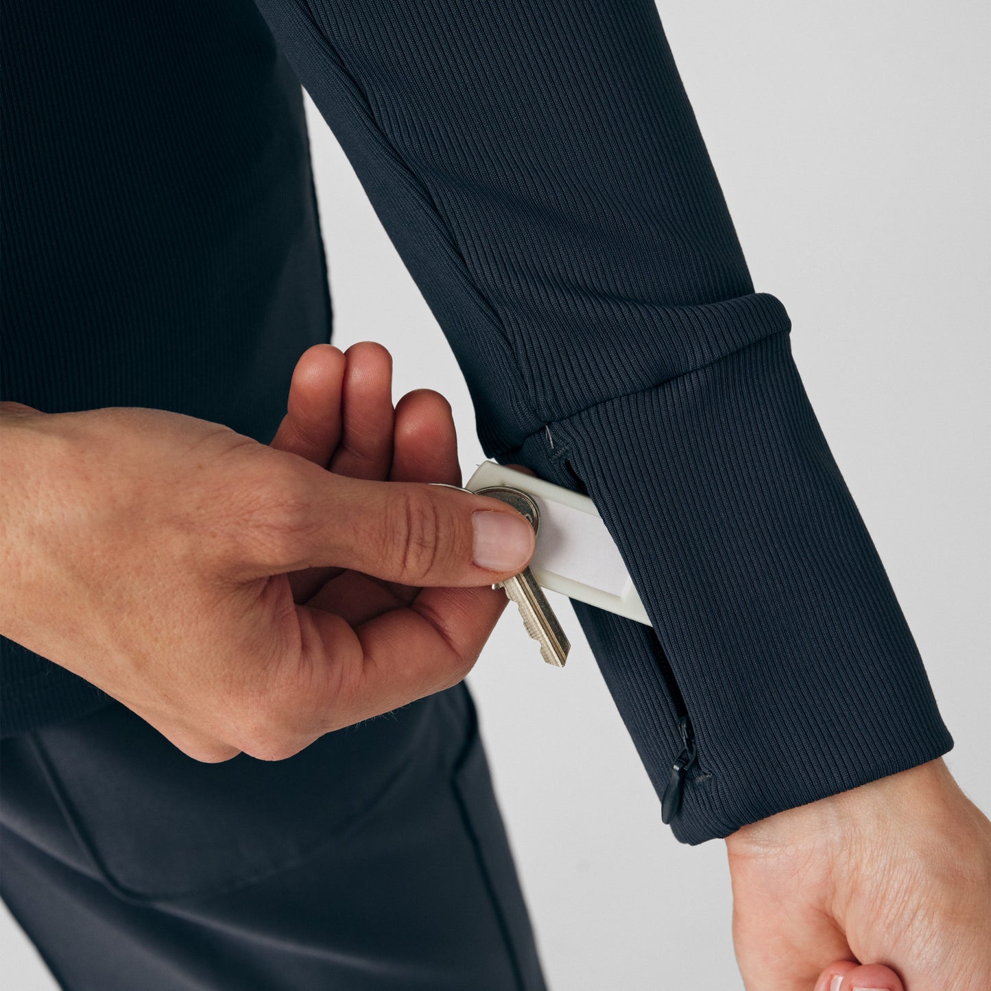 Forward 1-Pocket Long-Sleeve Tee  | Pewter