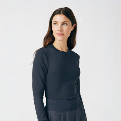 Forward 1-Pocket Long-Sleeve Tee  | Pewter