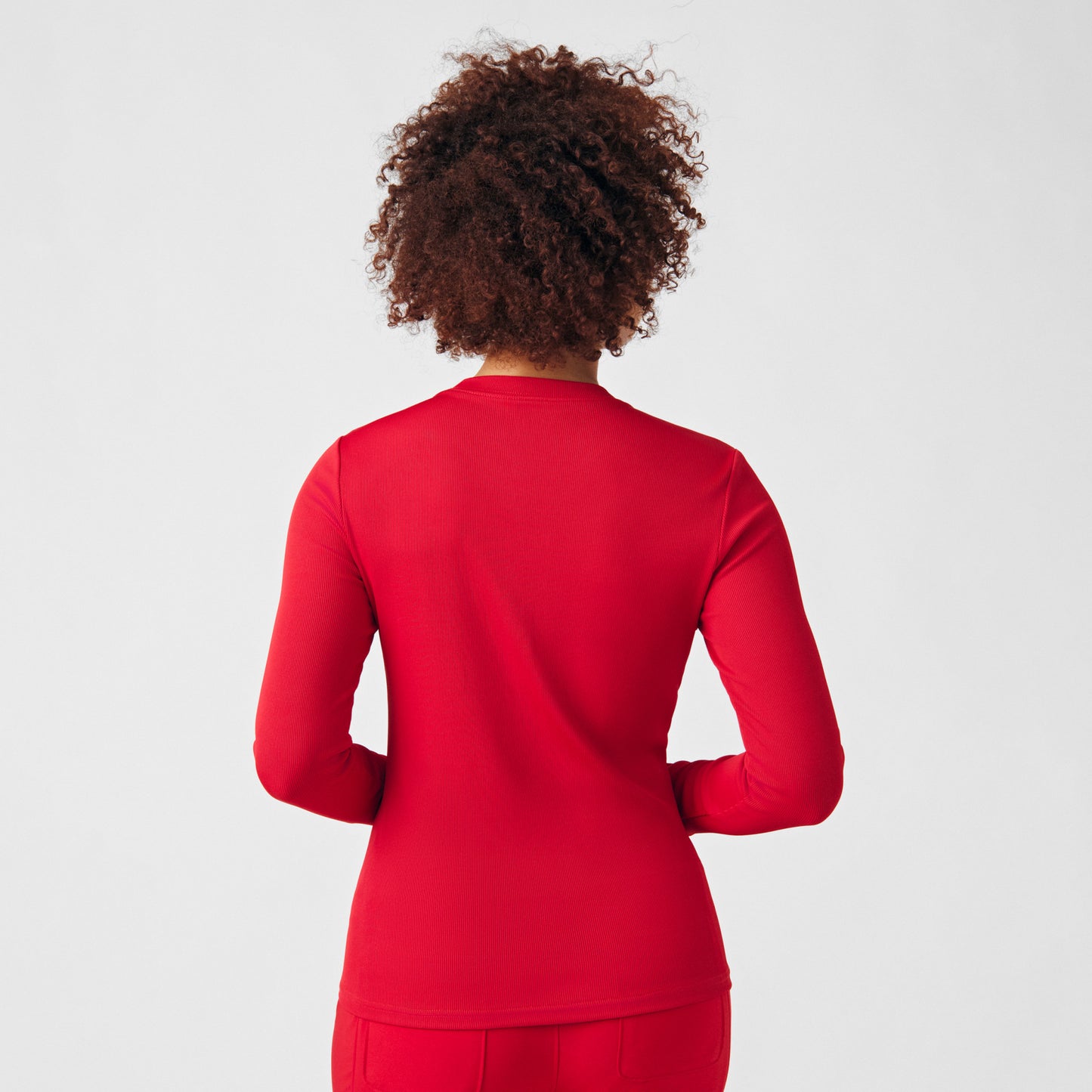 Forward 1-Pocket Long-Sleeve Tee  | Red