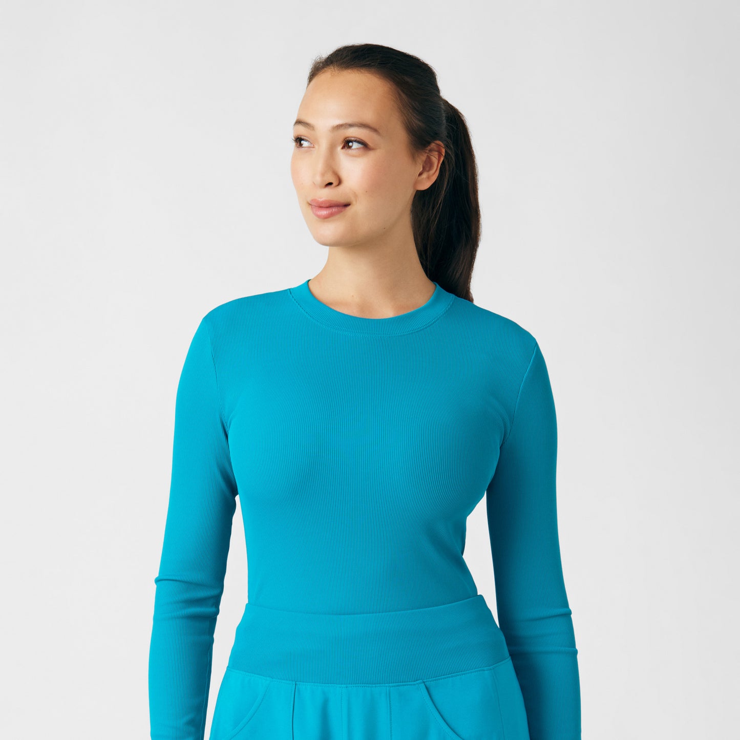 Forward 1-Pocket Long-Sleeve Tee  | Teal