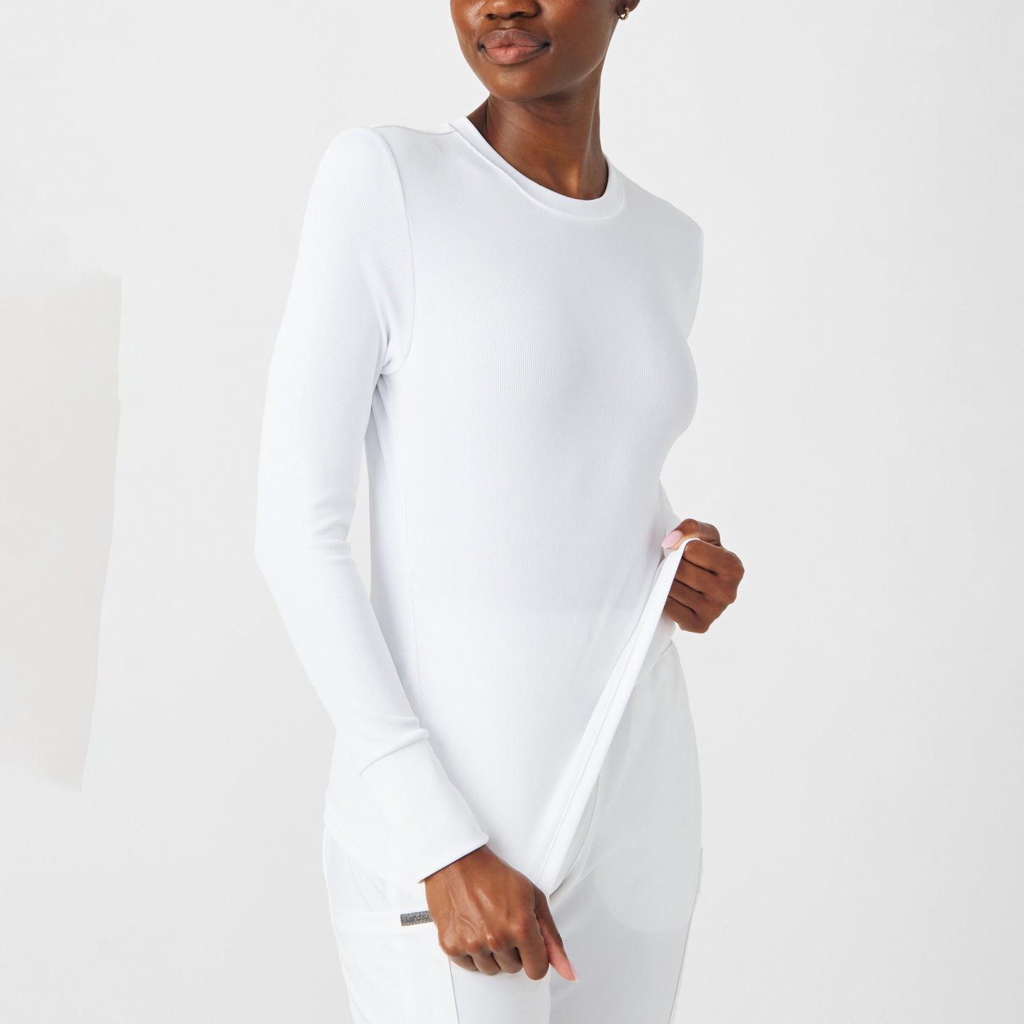 Forward 1-Pocket Long-Sleeve Tee  | White