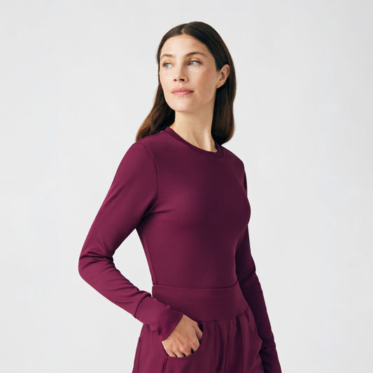 Forward 1-Pocket Long-Sleeve Tee  | Wine