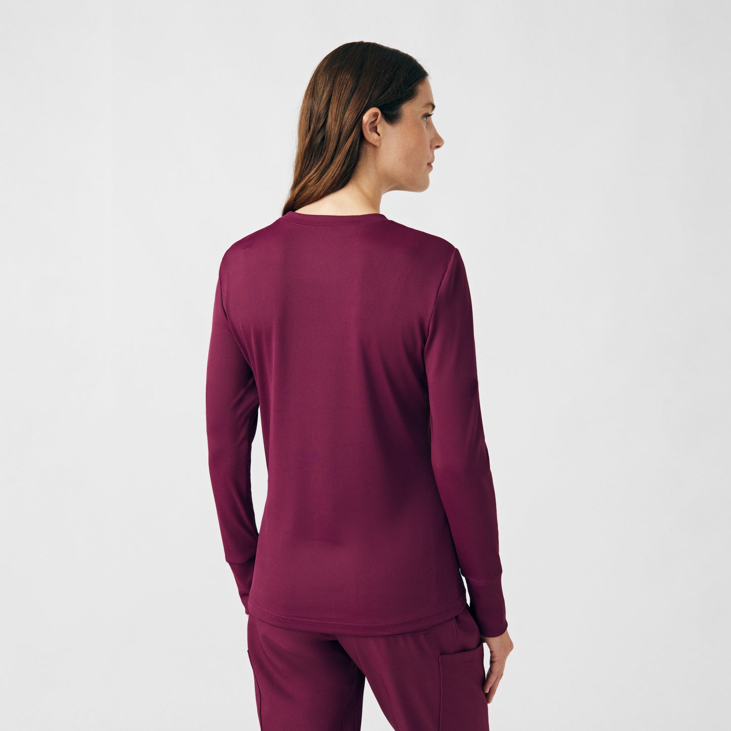 Forward 1-Pocket Long-Sleeve Tee  | Wine