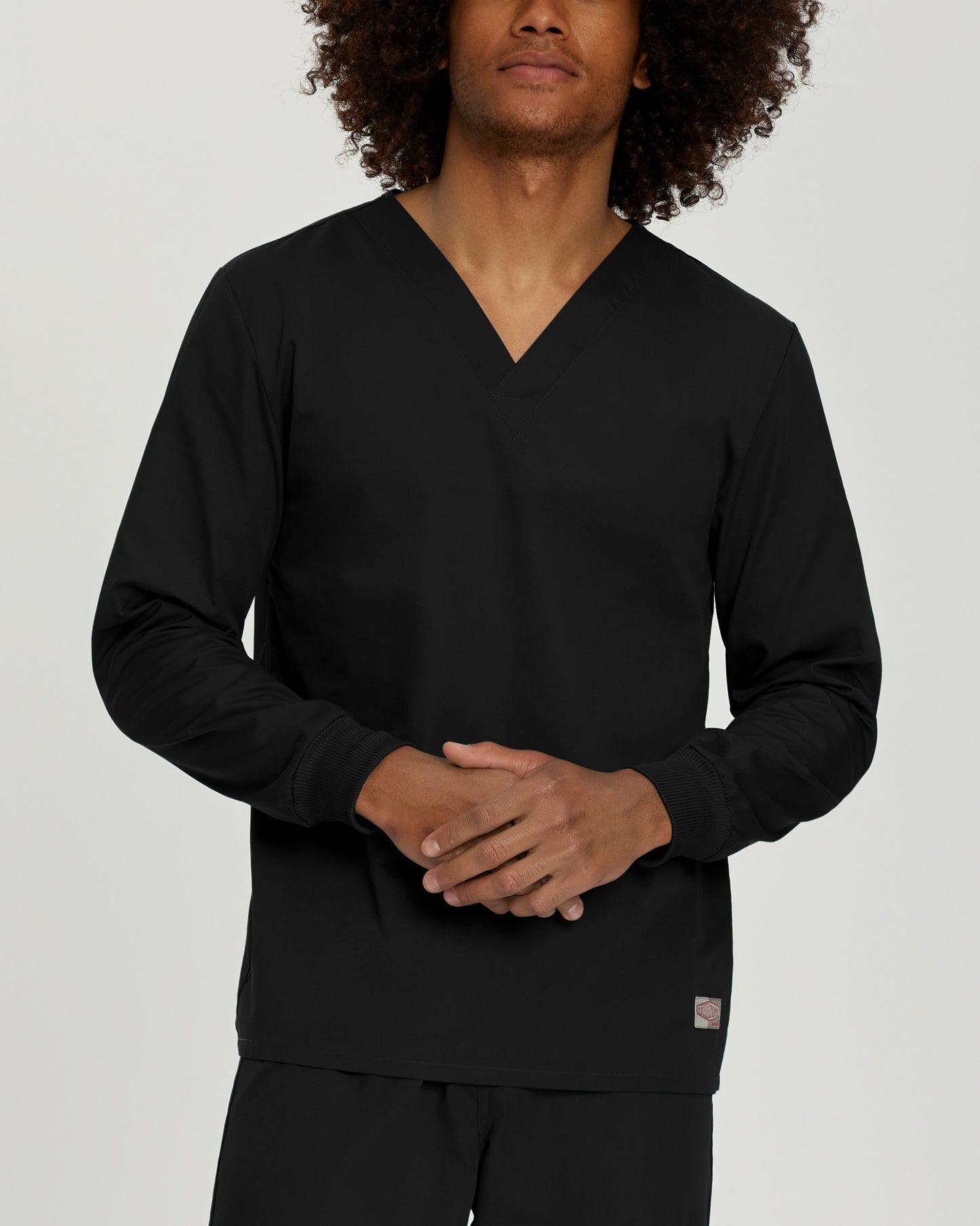 Scrub Zone V-Neck Top  | Black