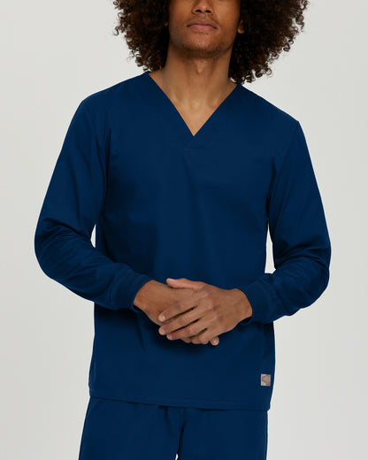 Scrub Zone V-Neck Top  | Navy
