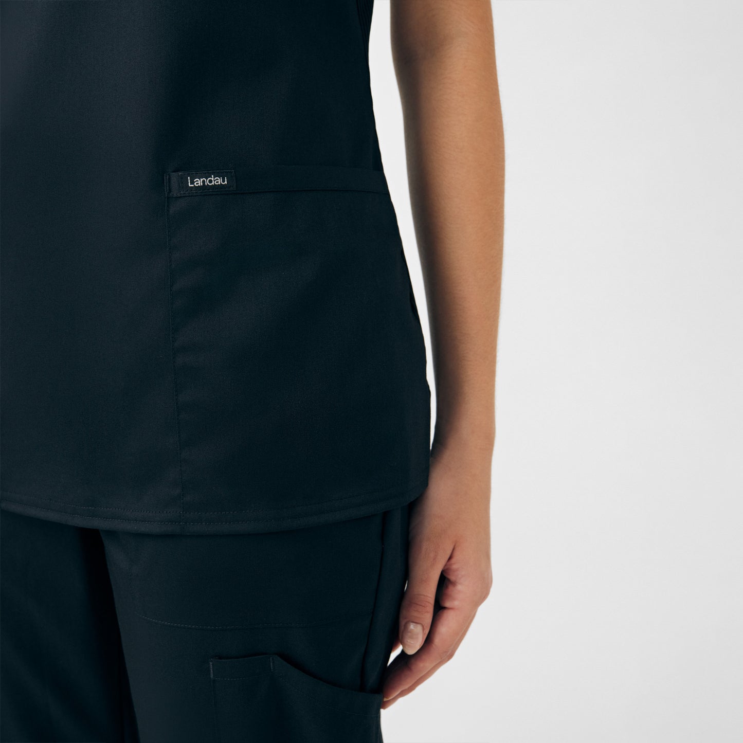 ProFlex 3-Pocket V-Neck Top  | Black