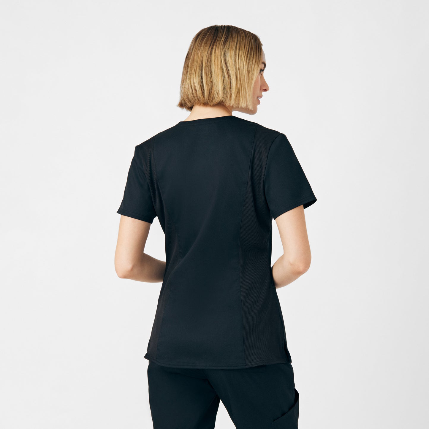ProFlex 3-Pocket V-Neck Top  | Black