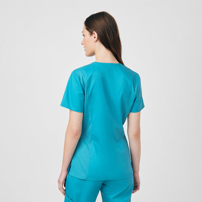 ProFlex 3-Pocket V-Neck Top  | Teal