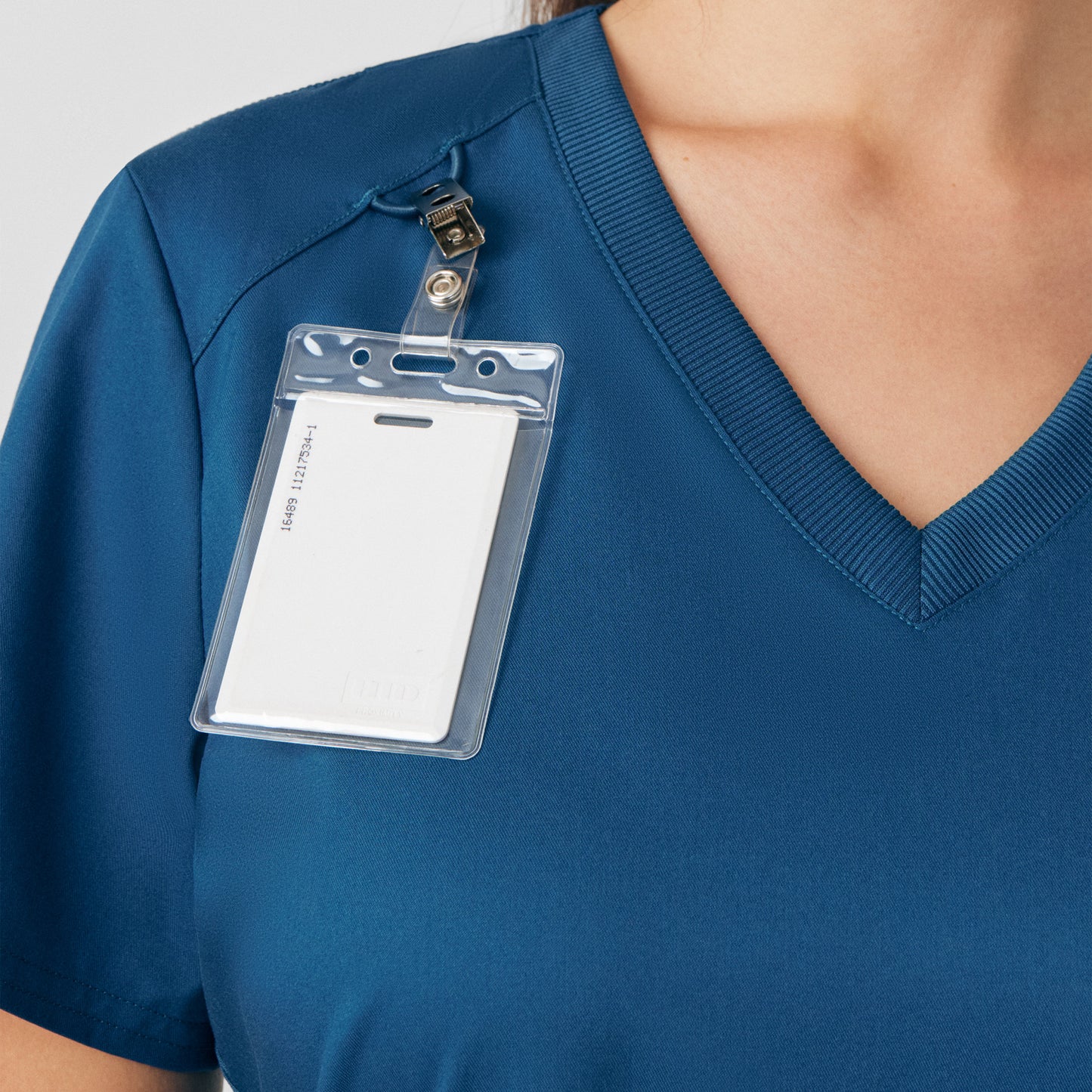 ProFlex 3-Pocket V-Neck Top  | Caribbean