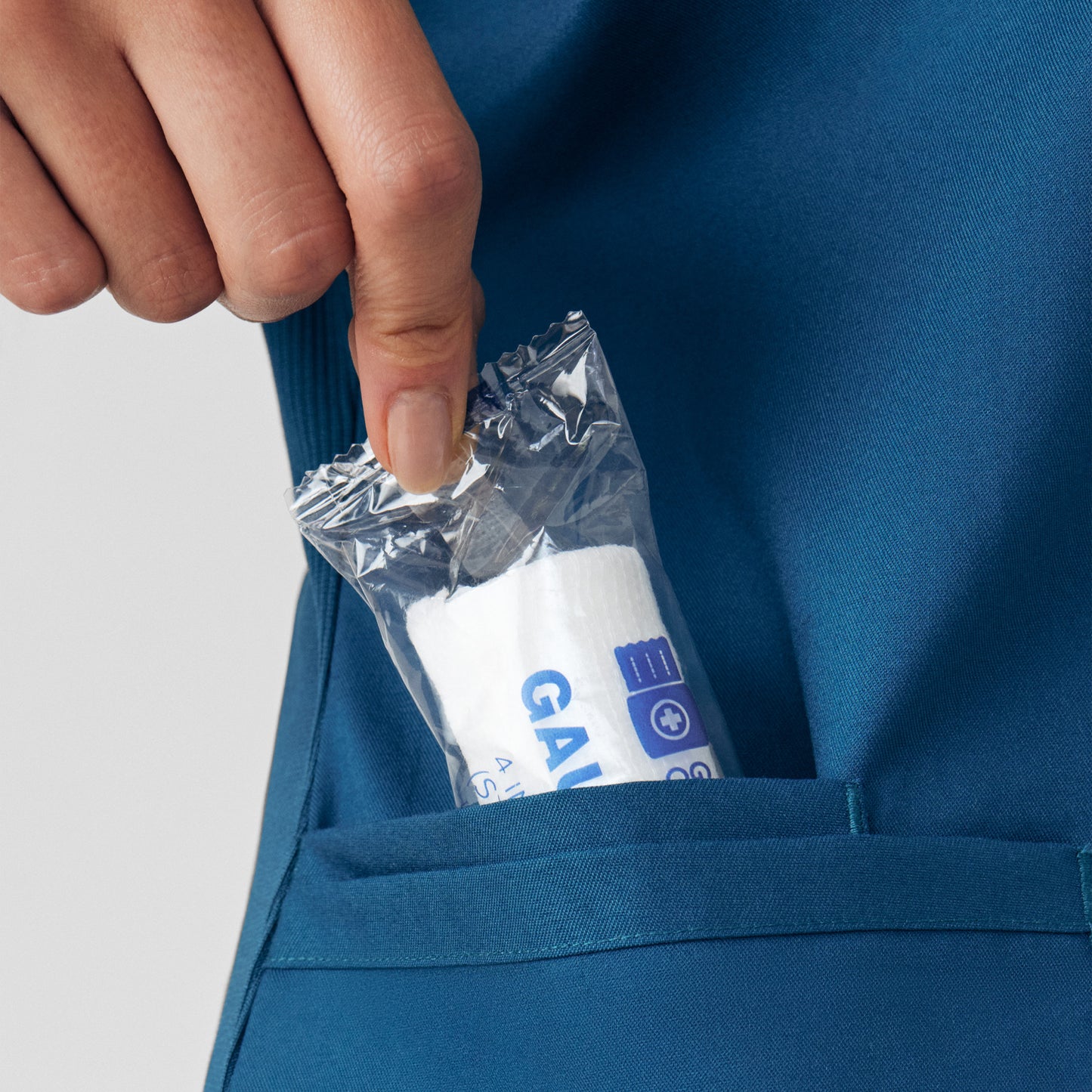 ProFlex 3-Pocket V-Neck Top  | Caribbean