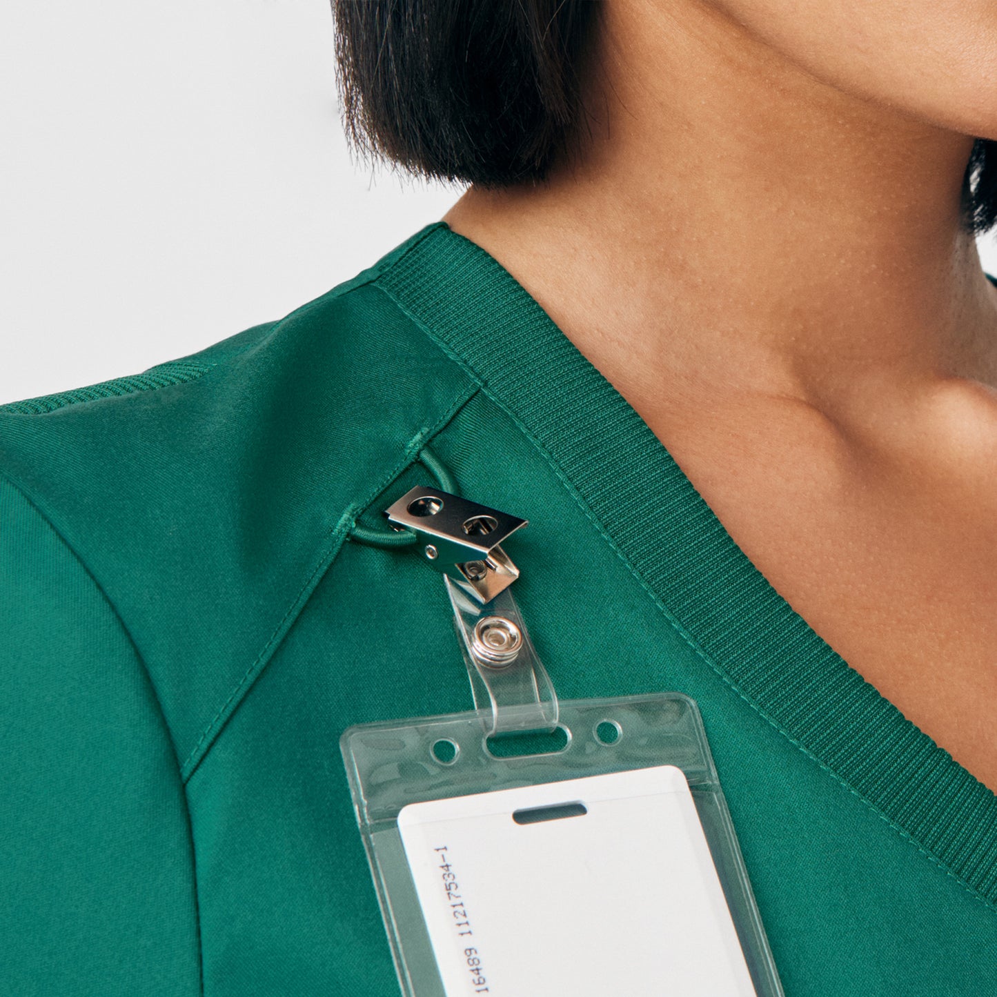 ProFlex 3-Pocket V-Neck Top  | Hunter