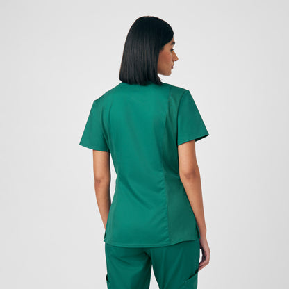 ProFlex 3-Pocket V-Neck Top  | Hunter