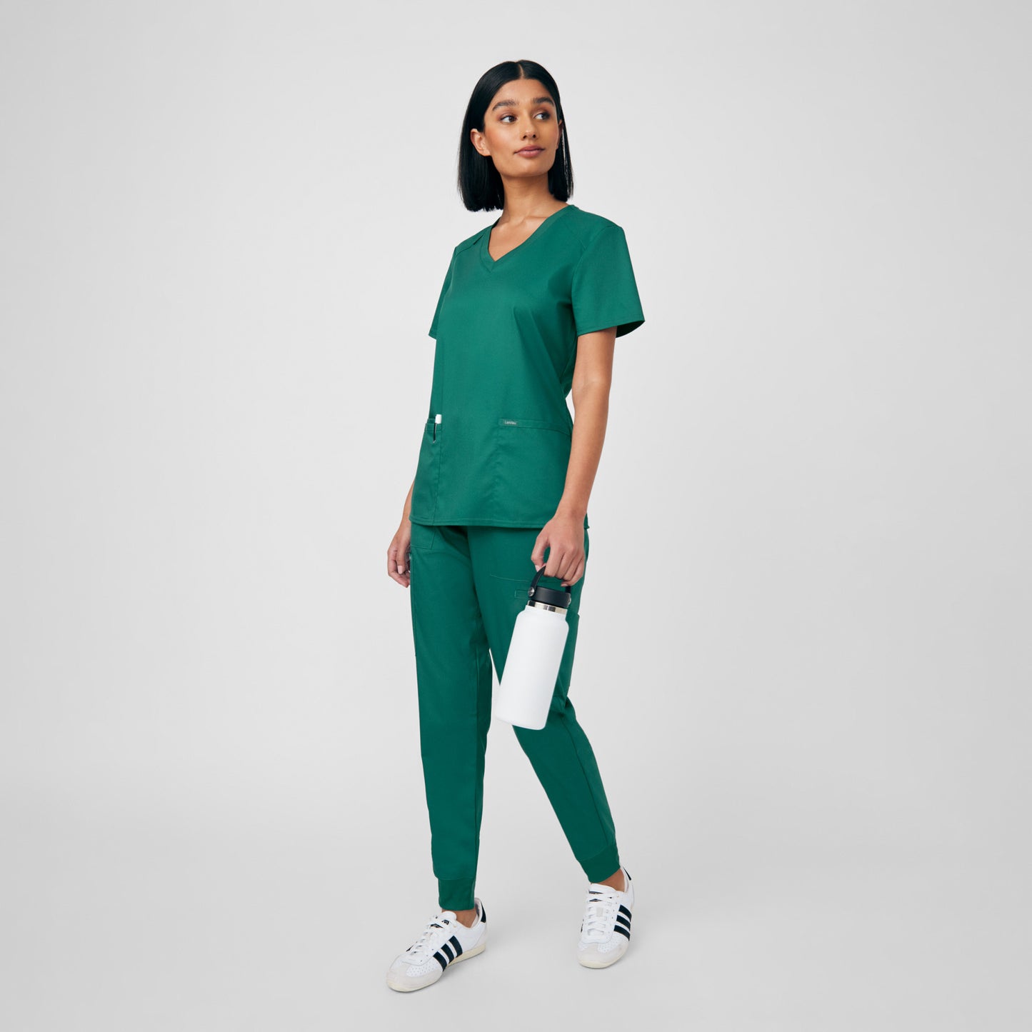 ProFlex 3-Pocket V-Neck Top  | Hunter