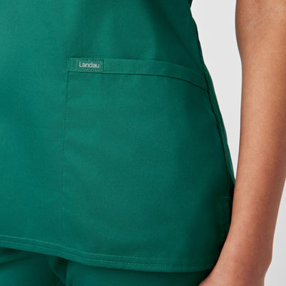 ProFlex 3-Pocket V-Neck Top  | Hunter