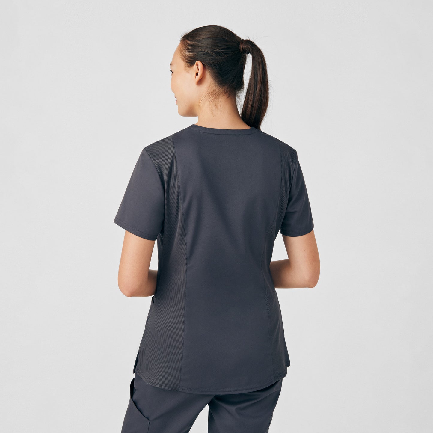 ProFlex 3-Pocket V-Neck Top  | Graphite