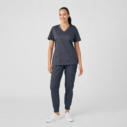 ProFlex 3-Pocket V-Neck Top  | Graphite