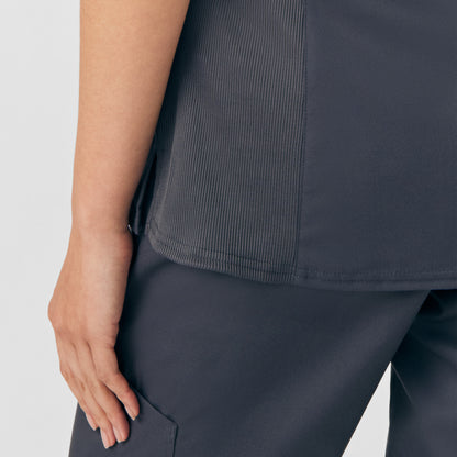 ProFlex 3-Pocket V-Neck Top  | Graphite