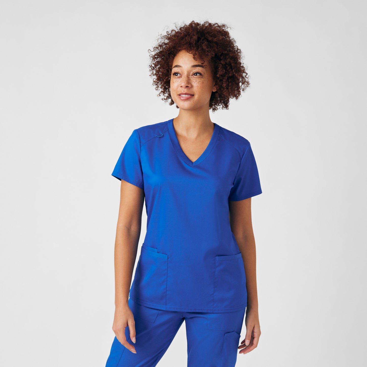 ProFlex 3-Pocket V-Neck Top  | Royal