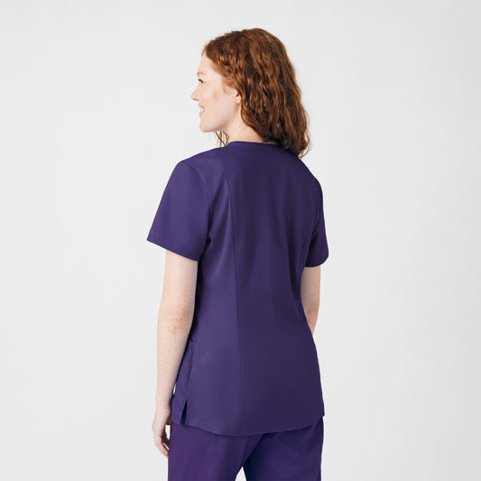 ProFlex 3-Pocket V-Neck Top  | Grape
