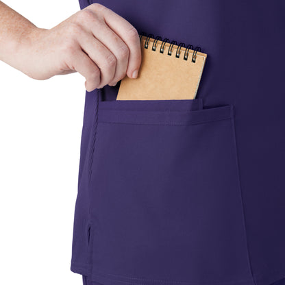 ProFlex 3-Pocket V-Neck Top  | Grape
