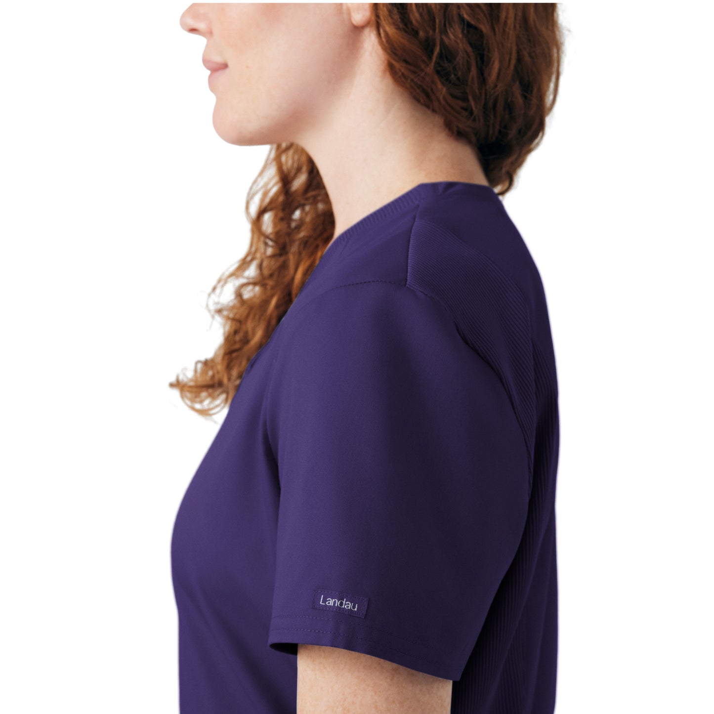 ProFlex 3-Pocket V-Neck Top  | Grape