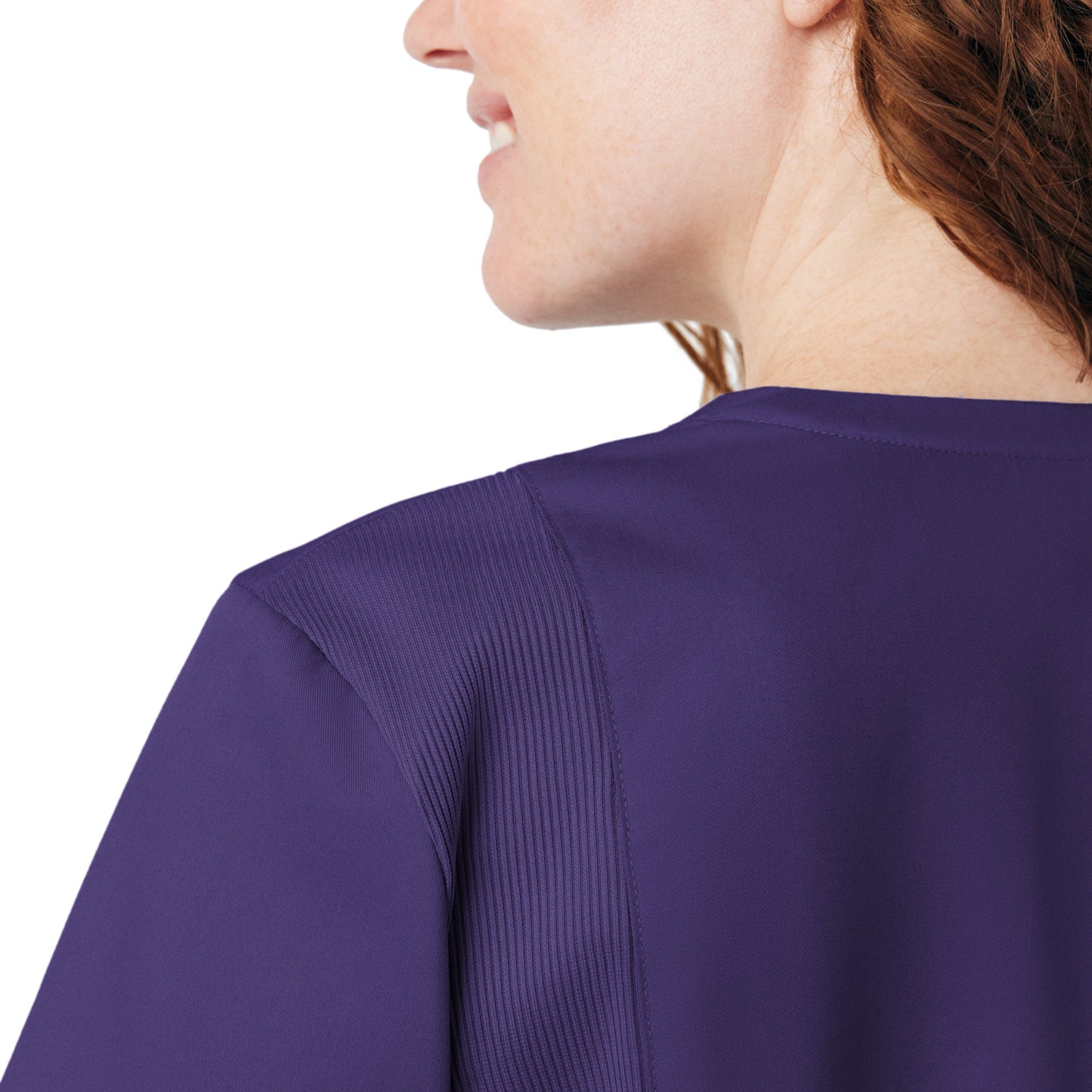 ProFlex 3-Pocket V-Neck Top  | Grape