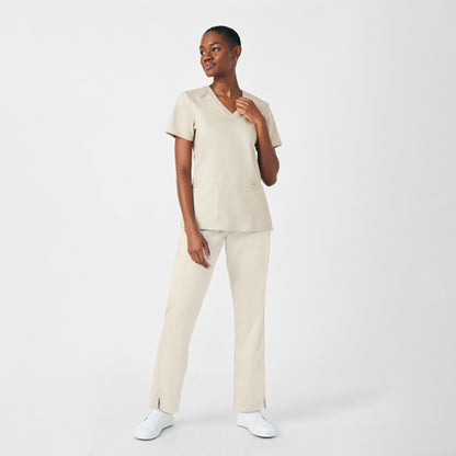 ProFlex 3-Pocket V-Neck Top  | Sandstone