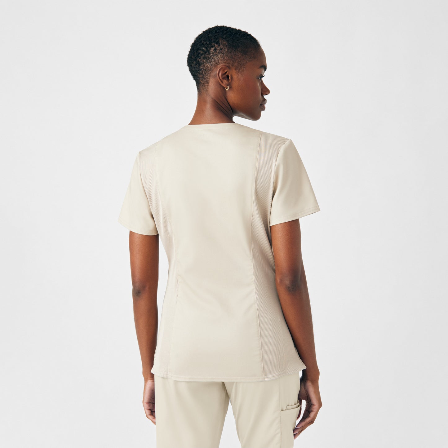 ProFlex 3-Pocket V-Neck Top  | Sandstone