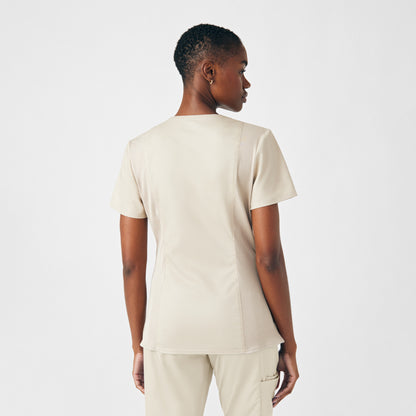ProFlex 3-Pocket V-Neck Top  | Sandstone