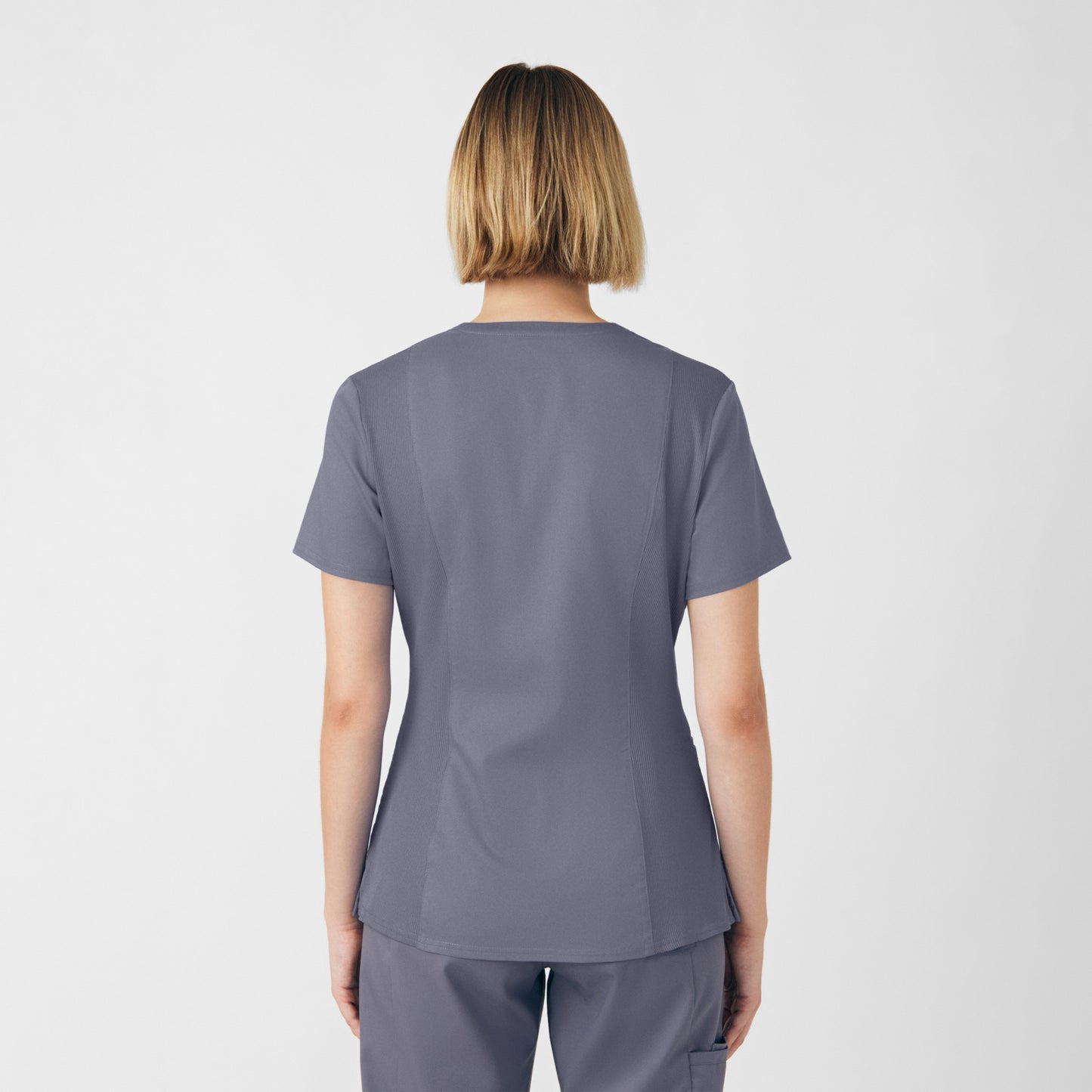 ProFlex 3-Pocket V-Neck Top  | Steel