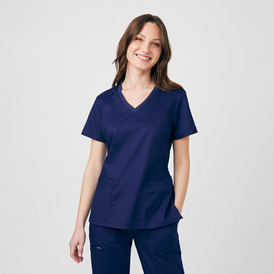 ProFlex 3-Pocket V-Neck Top  | True Navy